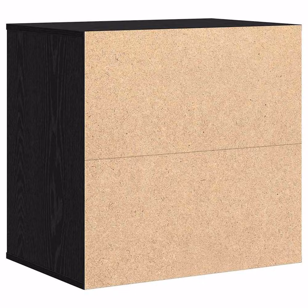 Berkfield Home Modern Corner Chest of Drawers in Black Oak, W: 60 cm, D: 41 cm, H: 58 cm – 4