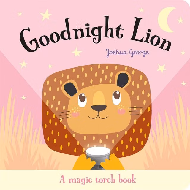 Boxer Gifts Goodnight Lion Paper Notebook in Black and Multicolour