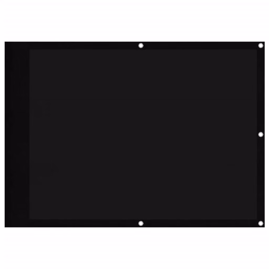 Berkfield Home Black Balcony Screen, W: 75 cm, L: 700 cm, 100% Polyester Oxford – 2
