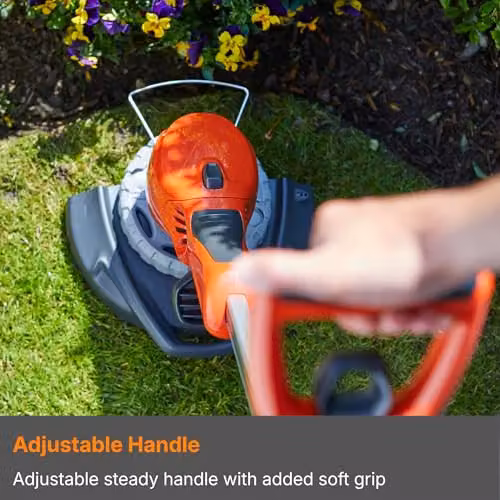 Flymo Contour 500E Electric Grass Trimmer and Edger, Orange, Cutting Width: 25 cm – 2