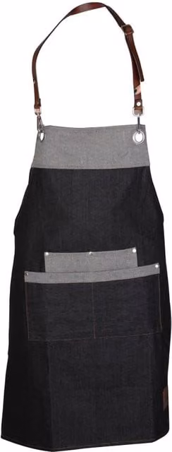 Barbary & Oak Blue Two Tone Denim Adult Apron BO877000