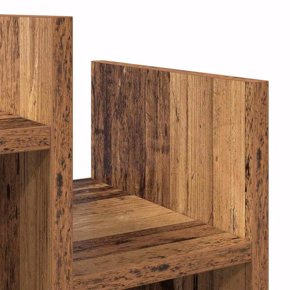 Berkfield Home Side Cabinet in Old Wood Brown, W/D/H: 60 x 26 x 60 cm – 5
