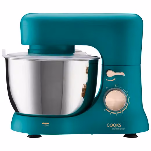 Cooks Professional Stand Mixer 1000W with 8 Speeds, Pulse Function and 4.5L Stainless Steel Mixing Bowl in Petrol – 2