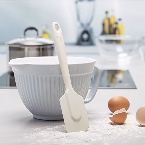 Zeal Non-Scratch Silicone Spatula with Hanging Loop, Beige, 26 cm – 3