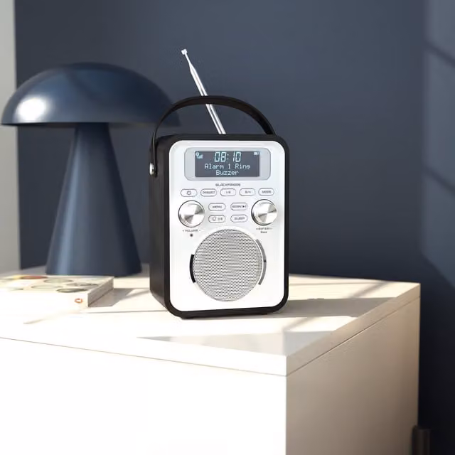 Blackfriars 2 DAB Portable Bluetooth Radio with FM, Black