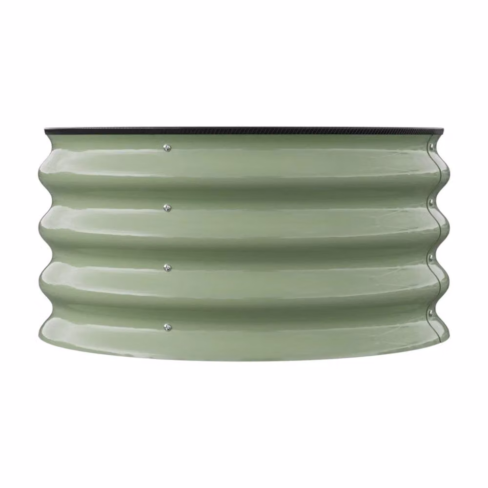 SPETLEK 2 Pack Green Galvanised Steel Raised Garden Bed Planter Boxes – 2