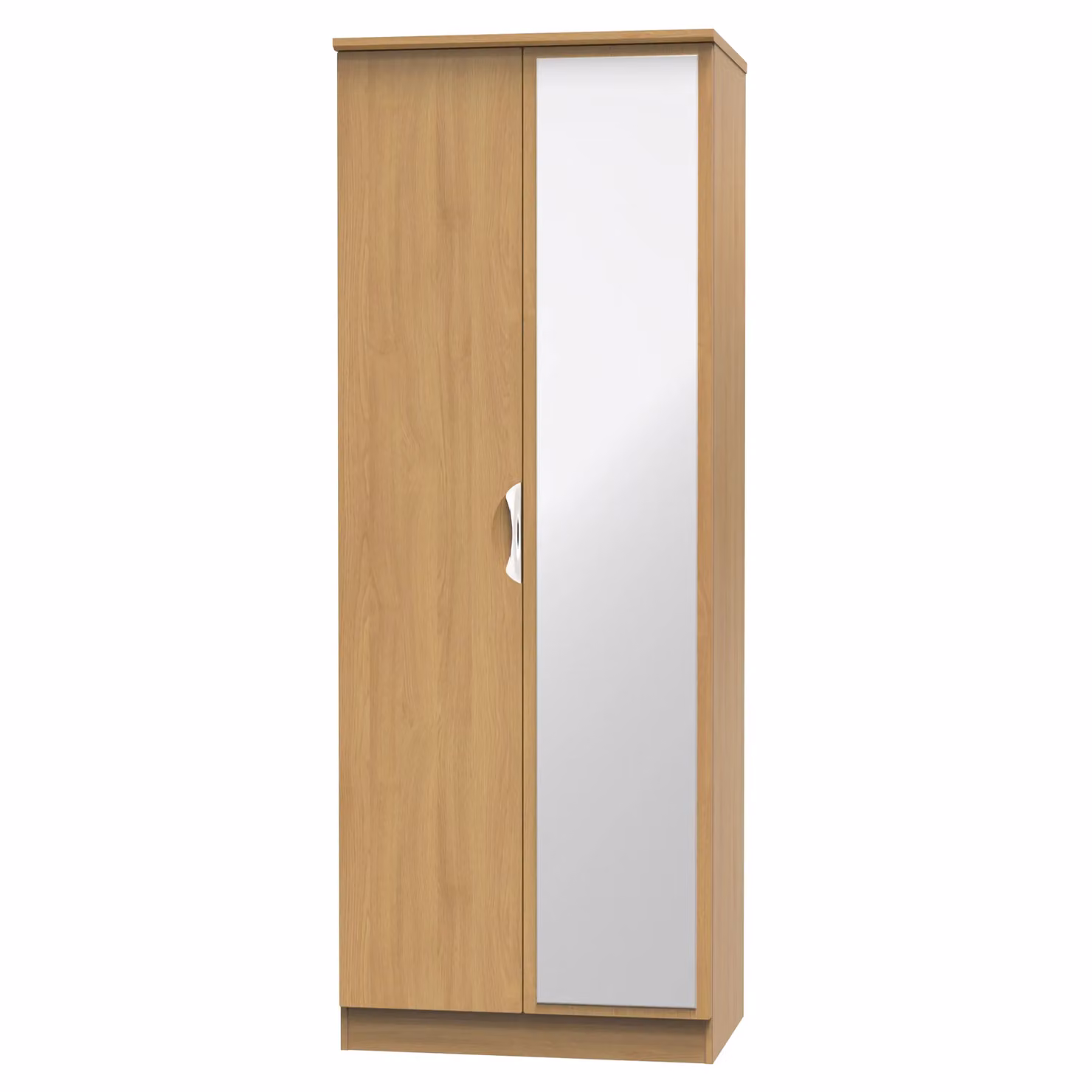 Ready Assembled 2 U Holborn Tall 2 Door Mirrored Wardrobe in Brown – 2