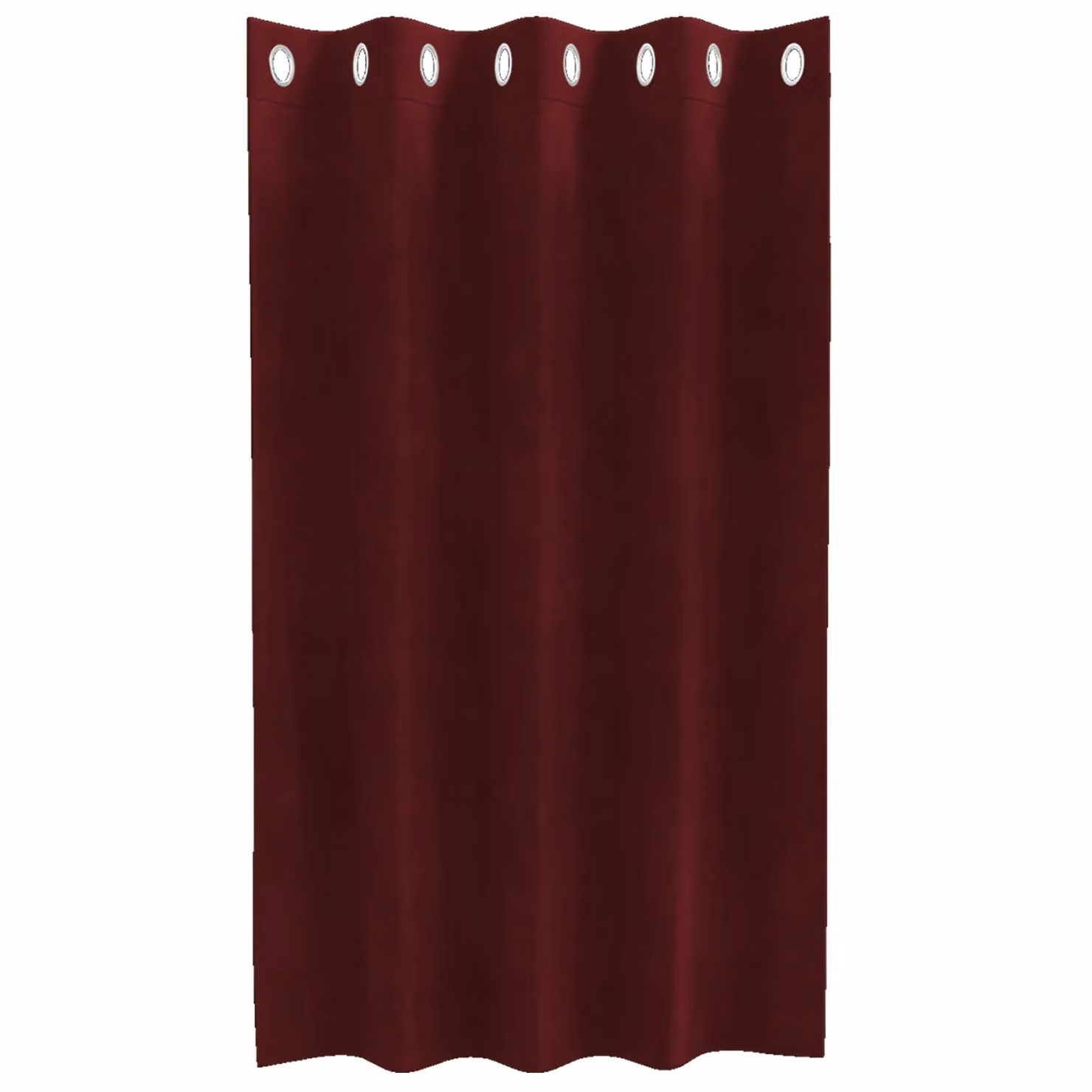 Berkfield Home Wine Red Velvet Blackout Curtains with Eyelets, 2 Pack – 3