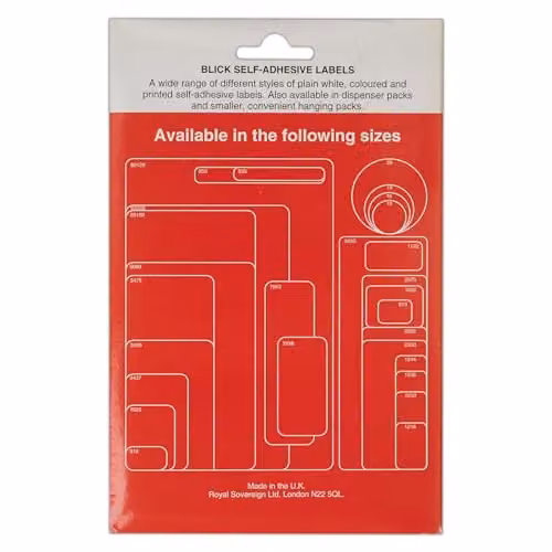 Blick White Self Adhesive Address Labels, Rectangular, 240 Pack – 2