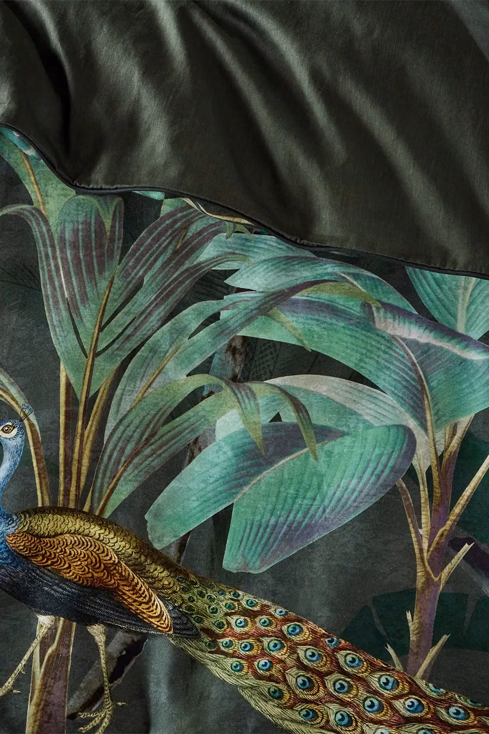 Paoletti Siona Reversible Cotton Duvet Cover Set with Animal and Floral Design in Green and Multicolour, W/D/H: 200 x 200 cm – 2
