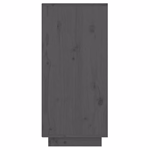vidaXL Modern Grey Console Cabinet in Solid Pine Wood, W/D/H: 60 x 34 x 75 cm – 4