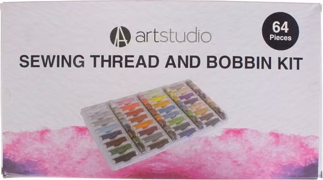 Art Studio Multicolour Sewing Thread and Bobbin Kit for Adults