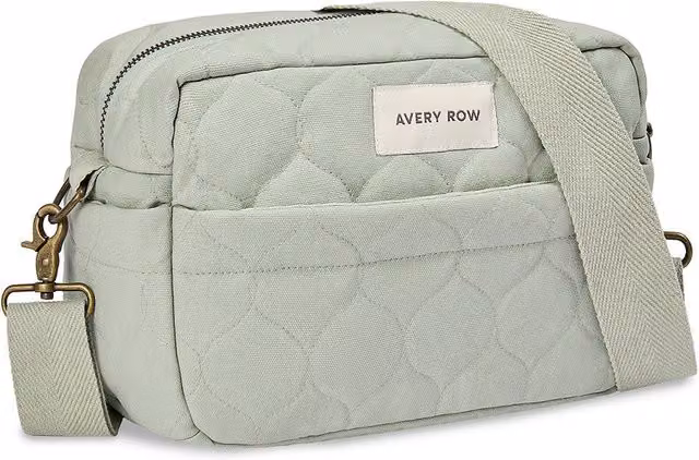 Avery Row Messenger Crossbody Pram Organiser Bag in Green