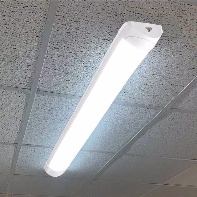 SPETLEK White LED Batten Light, 6500K Daylight Strip Garage Lamp
