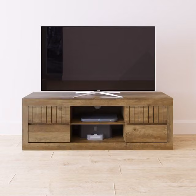 GFW Cartmel TV Unit in Knotty Oak Brown
