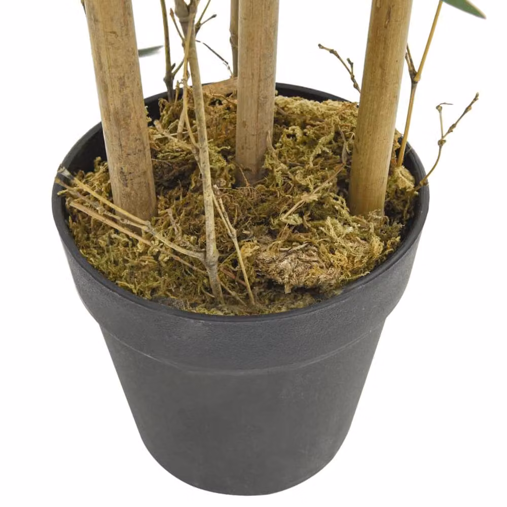 Berkfield Home Artificial Green Bamboo Tabletop Tree with 500 Leaves, Height: 80 cm – 2