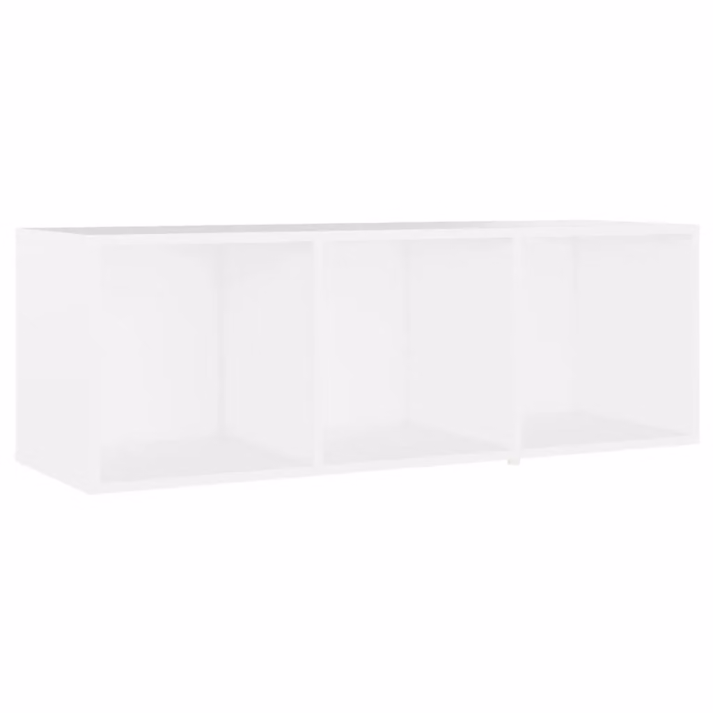 Berkfield Home Set of 2 White Classic TV Cabinets, W/D/H: 107 x 35 x 37 cm – 2