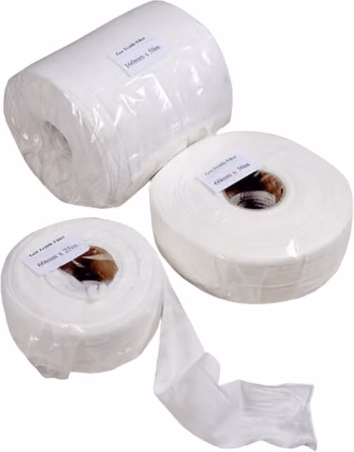 Alliance Remedial White Land Drain Filter Sleeve, Diameter: 100 mm, Length: 50 m
