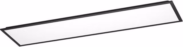 Loops Modern Black LED Ceiling Light with Included Bulb