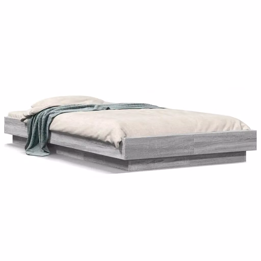 Berkfield Home Grey Sonoma Bed Frame with Drawers, W/D/H: 90 x 200 cm – 2