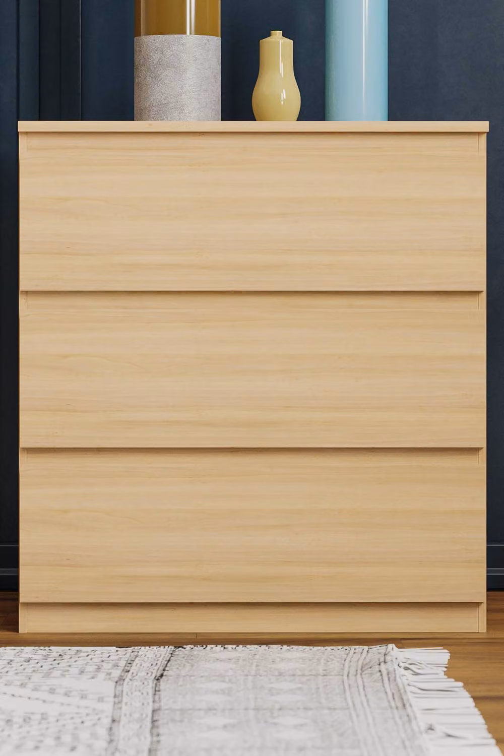 HD Designs Denver 3 Drawer Chest of Drawers in Brown – 3