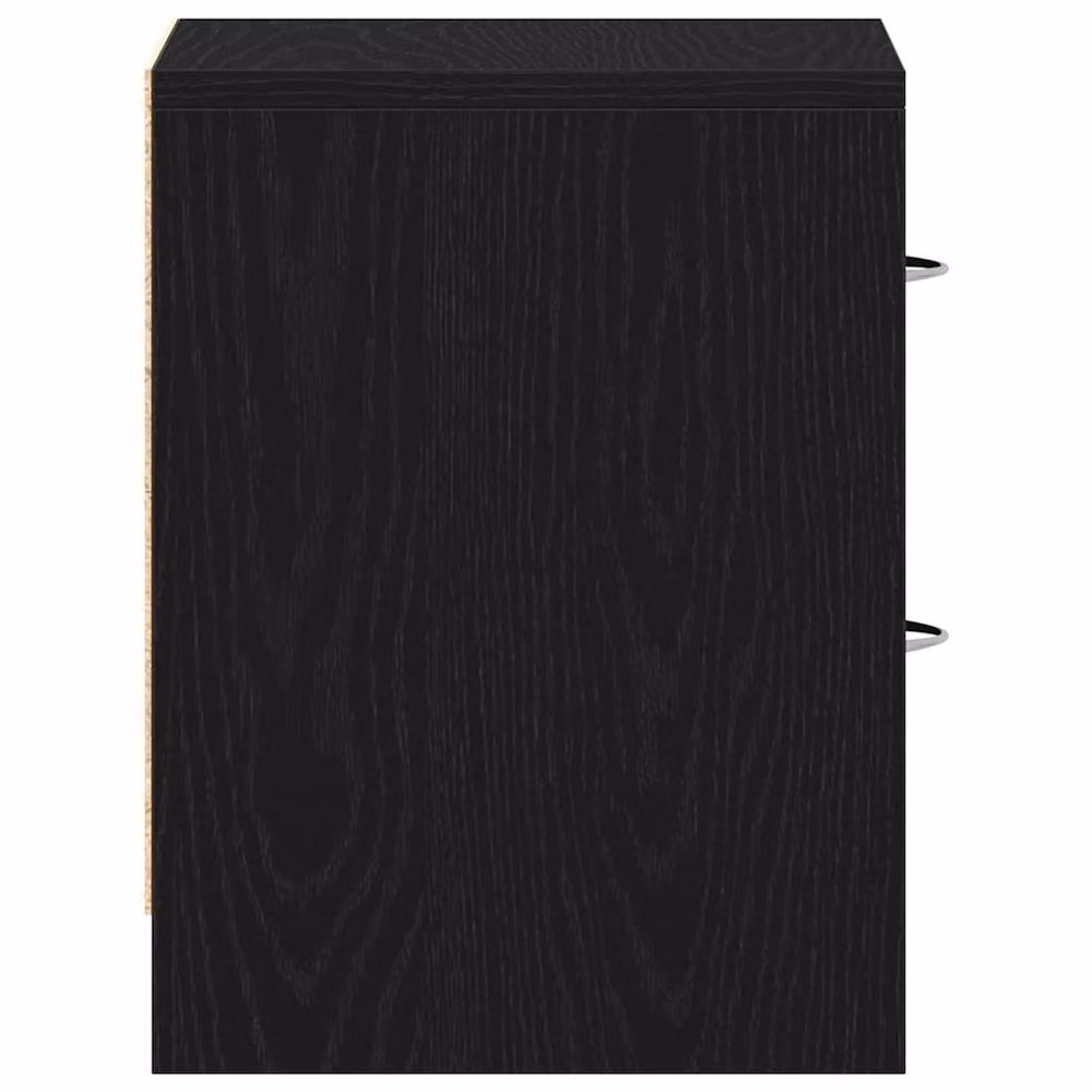 Berkfield Home Black Oak Bedside Cabinet W/D/H: 40 x 30 x 40 cm – 4