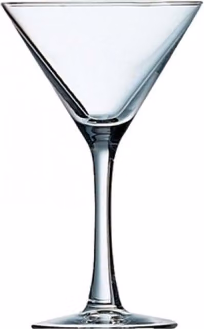 Luminarc Seattle Set of 2 Transparent Glass Martini Cocktail Glasses