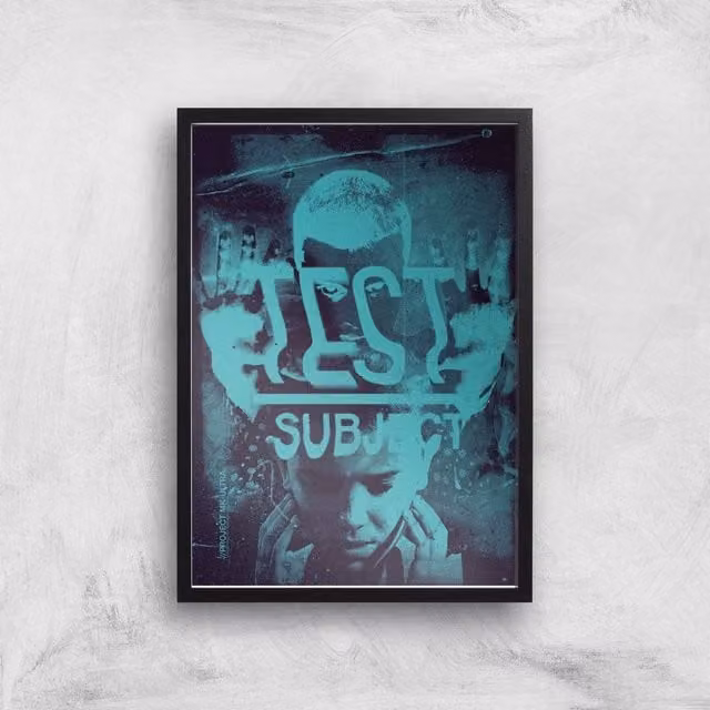 Stranger Things Test Subject Multicolour Giclee Art Print A2