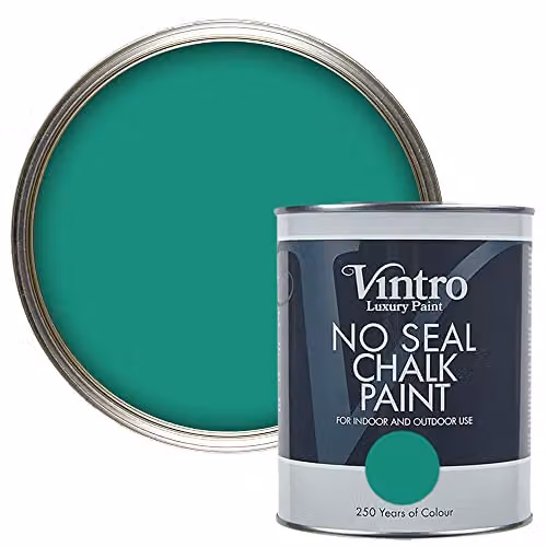 Vintro No Seal Chalk Paint in Emerald Green, 1 Litre