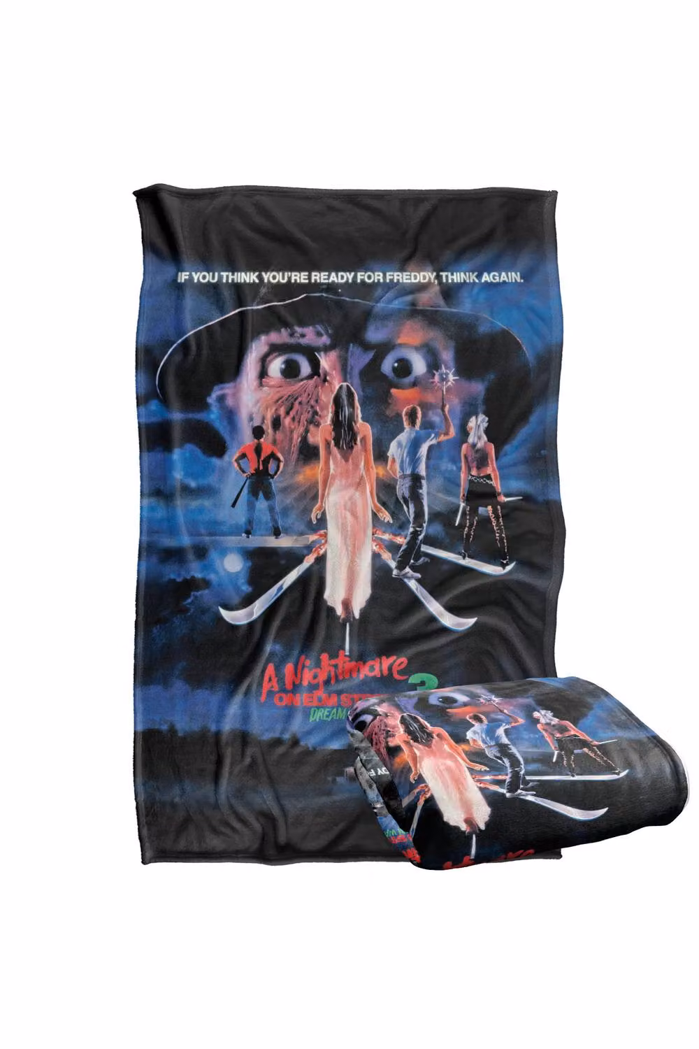 LOGOVISION Nightmare On Elm Street 3 Poster Super Soft Fleece Throw Blanket, Multicolour, W/D/H: 91 x 147 cm – 6