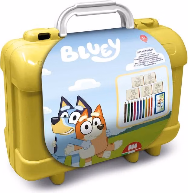 Multiprint Bluey Travel Kids Activity and Craft Set in Yellow