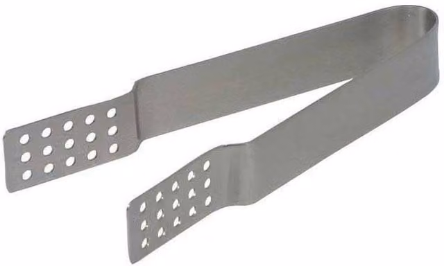 Dexam Stainless Steel Tea Bag Tongs, Silver, 13 cm