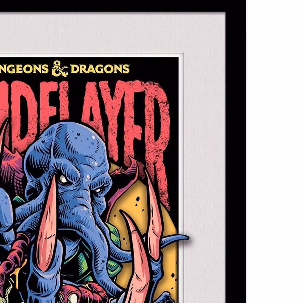 Dungeons & Dragons Breakout Mind Flayer Framed Multicolour Paper Poster – 2