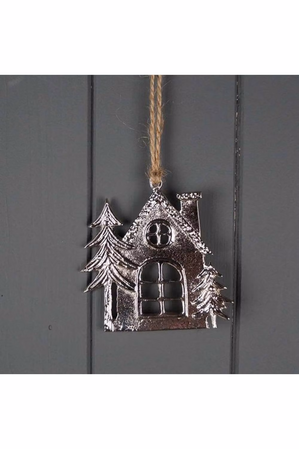 KDMD Silver Charming Hanging Metal House Pendant Ornament – 2