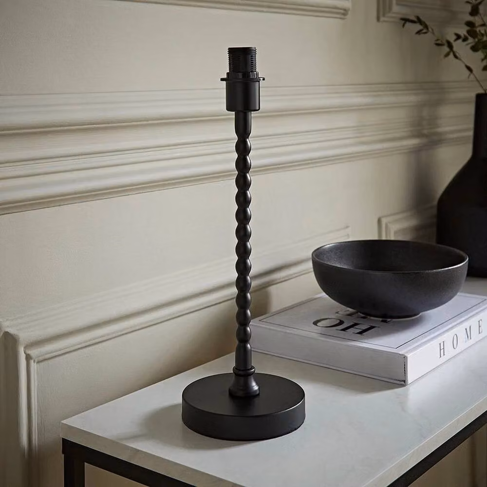 FORGEVIO Modern Metal Table Lamp Base in Black – 2
