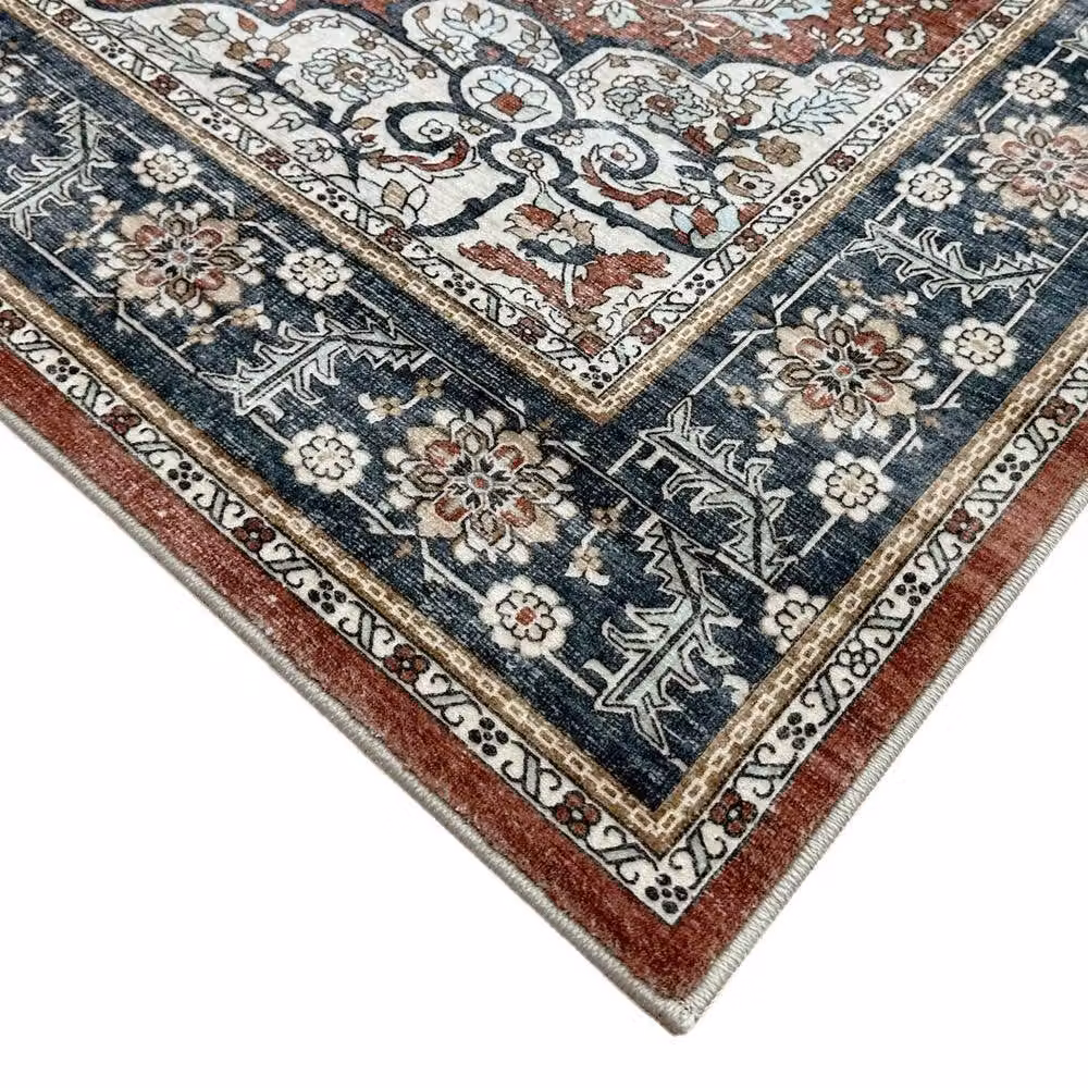 THE RUGS Classical Collection Heritage Crimson Soft Pile Rug and Runner in Terracotta and Brown, W: 60 cm, L: 180 cm – 2