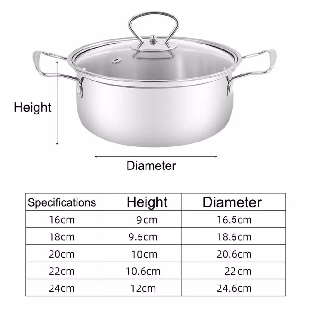 Nordara 5 Pack Stainless Steel Stock Pots with Lids, Silver – 2