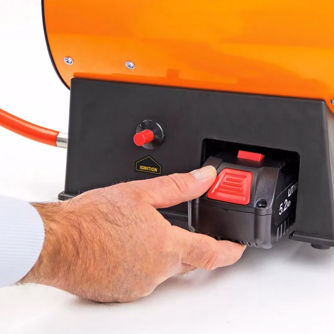 SIP FIREBALL 1050 Cordless Propane Gas Heater in Orange and Multicolour – 2