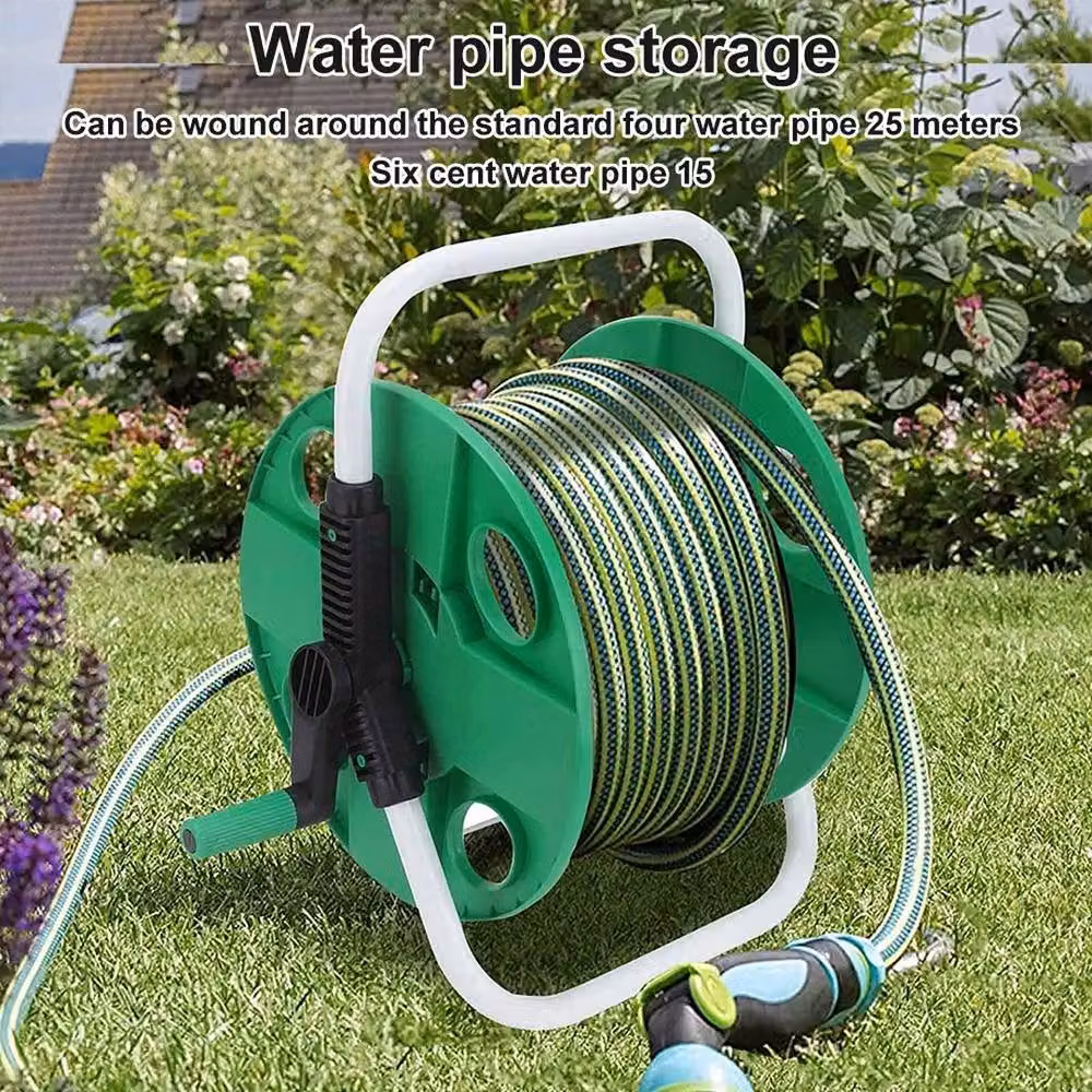 SPETLEK Portable Garden Hose Reel Trolley in Green – 3