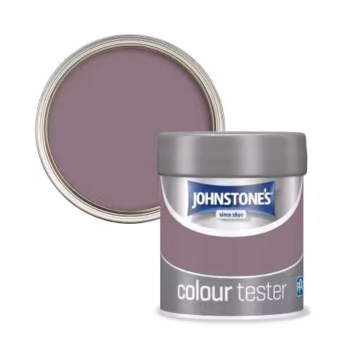 Johnstone's Mauve Whisper Colour Sample Tester Pot, Purple, 75ml