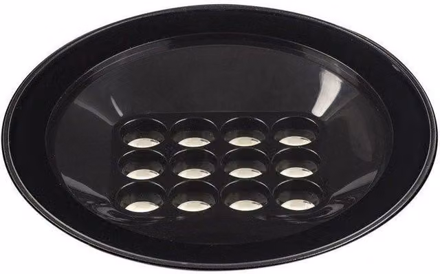 Netlighting Tras25 Black LED Outdoor Recessed Ground Lamp, 25W, 3000K Warm White, 2580Lm, IP67 – 3