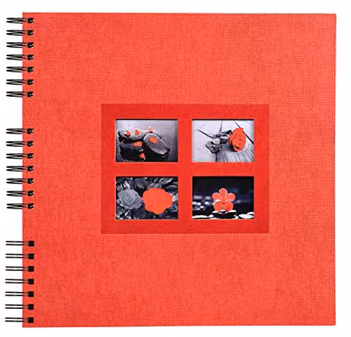 Exacompta Passion Red Spiral Photo Album, 60 Pages, W: 32 cm, H: 32 cm