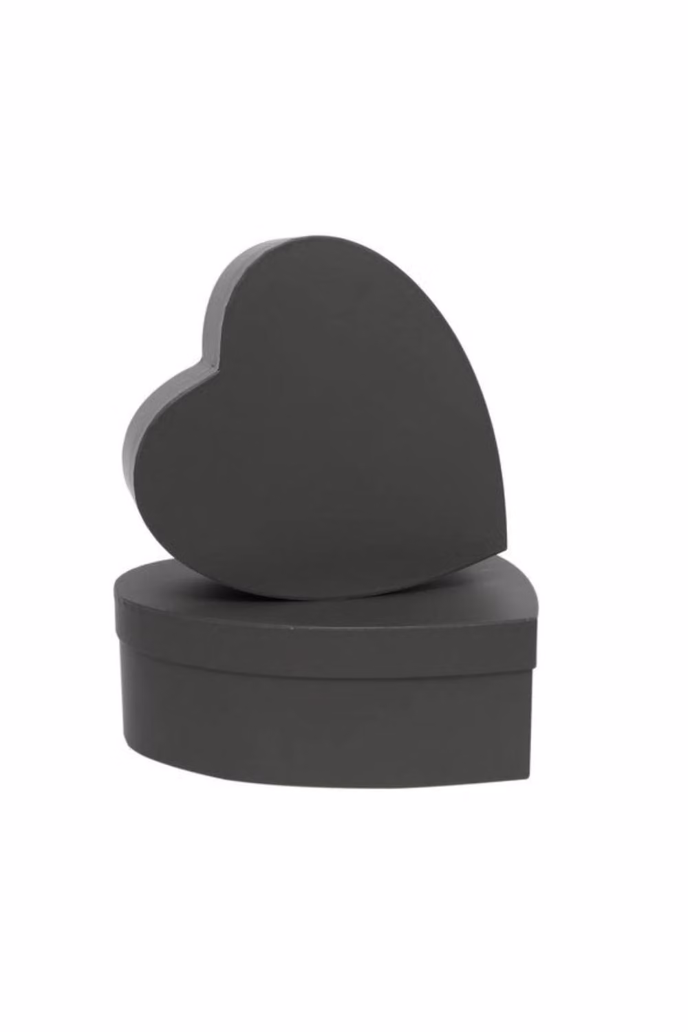 KDMD Black Heart Paper Party Bag and Hat Box Set of 2 – 2