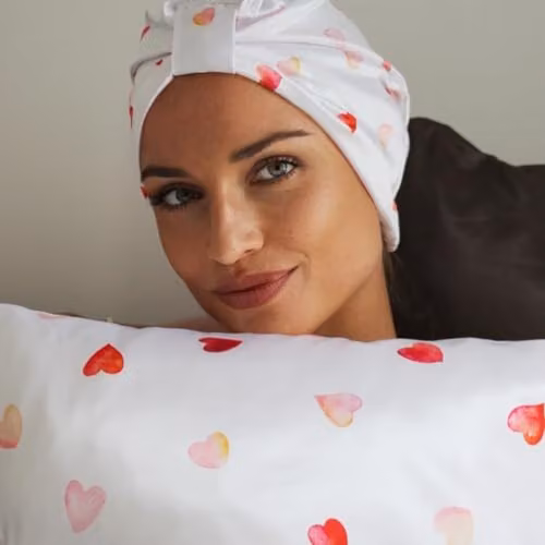 SMUG 2 Pack Mako Satin Pillowcases in White with Envelope Closure – 2