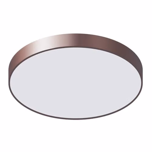 Netlighting Modern LED Flush Ceiling Light, Brown, Warm White 3000K, 3600lm