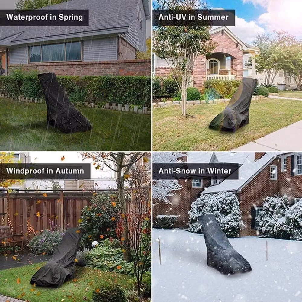 Kelvenix Heavy Duty Waterproof Lawn Mower Cover in Black – 3