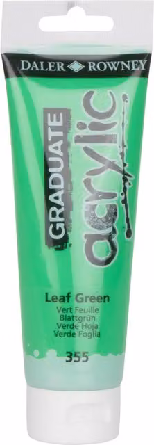 Daler Rowney Graduate Acrylic Paint Leaf Green 120ml