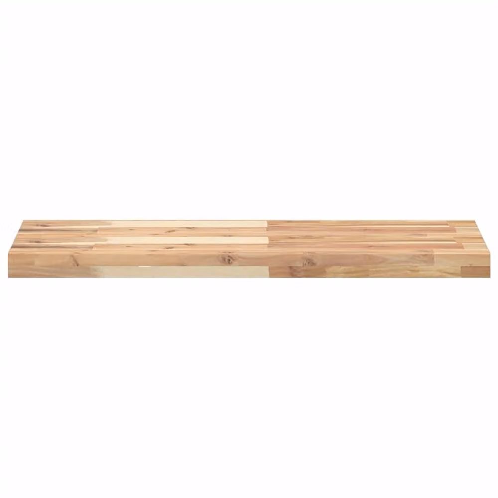 Berkfield Home Rectangular Solid Wood Acacia Table Top, Brown, W/D/H: 80 x 30 x 4 cm – 2