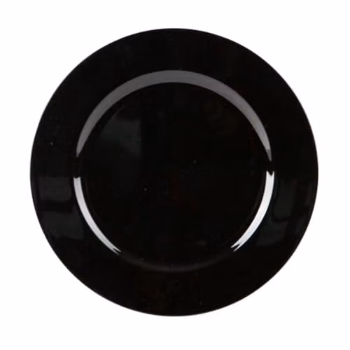 Argon Tableware Metallic Charger Plate in Black, Diameter: 33 cm