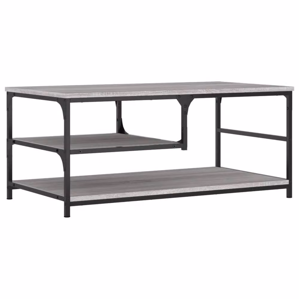 Berkfield Home Grey Sonoma Decorative Coffee Table with Lift Mechanism, W/D/H: 90 x 49 x 40 cm – 3